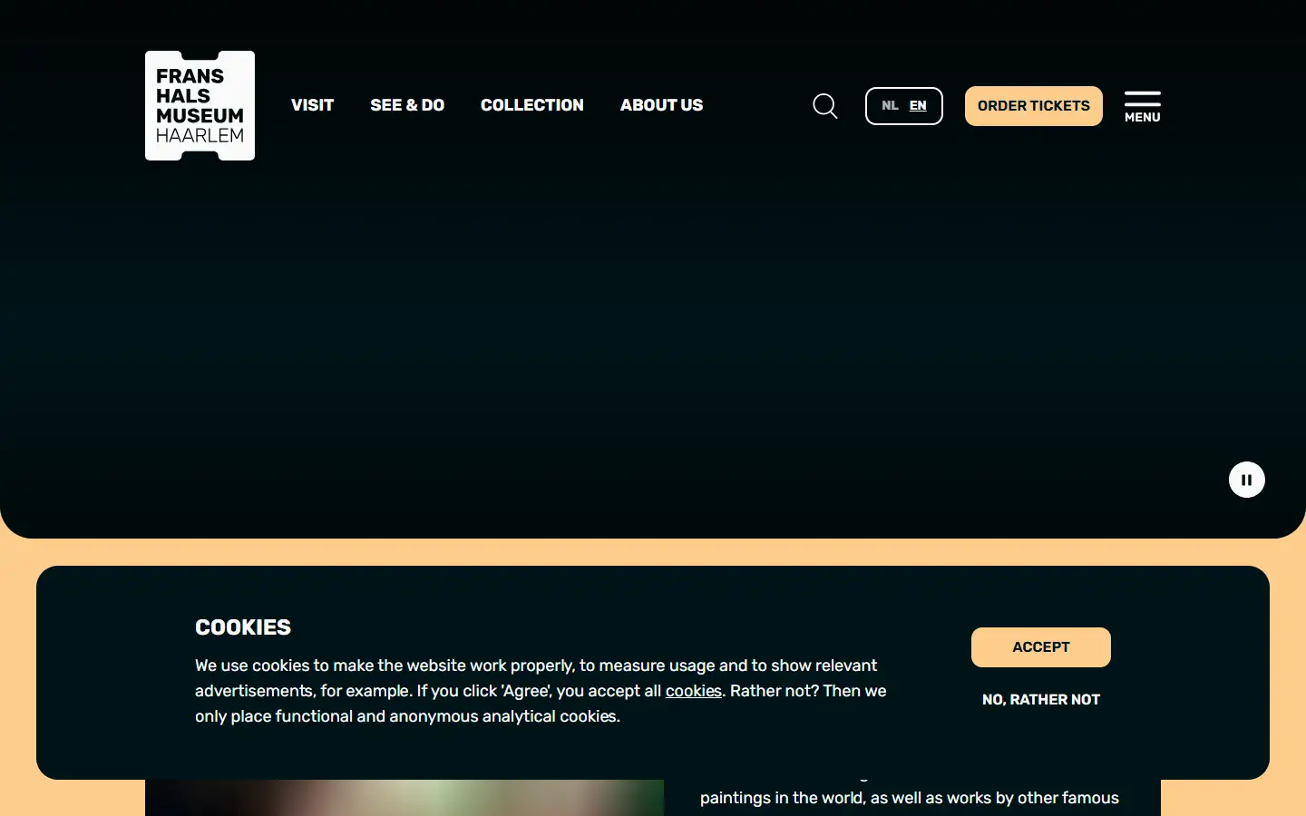 Frans Hals Museum homepage