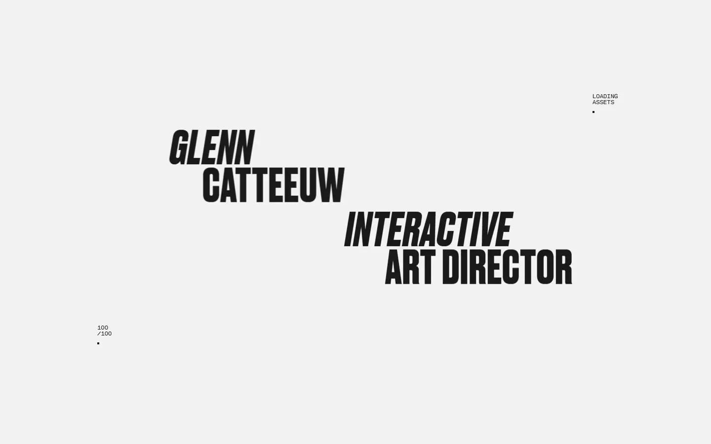Glenn Catteeuw - Portfolio homepage