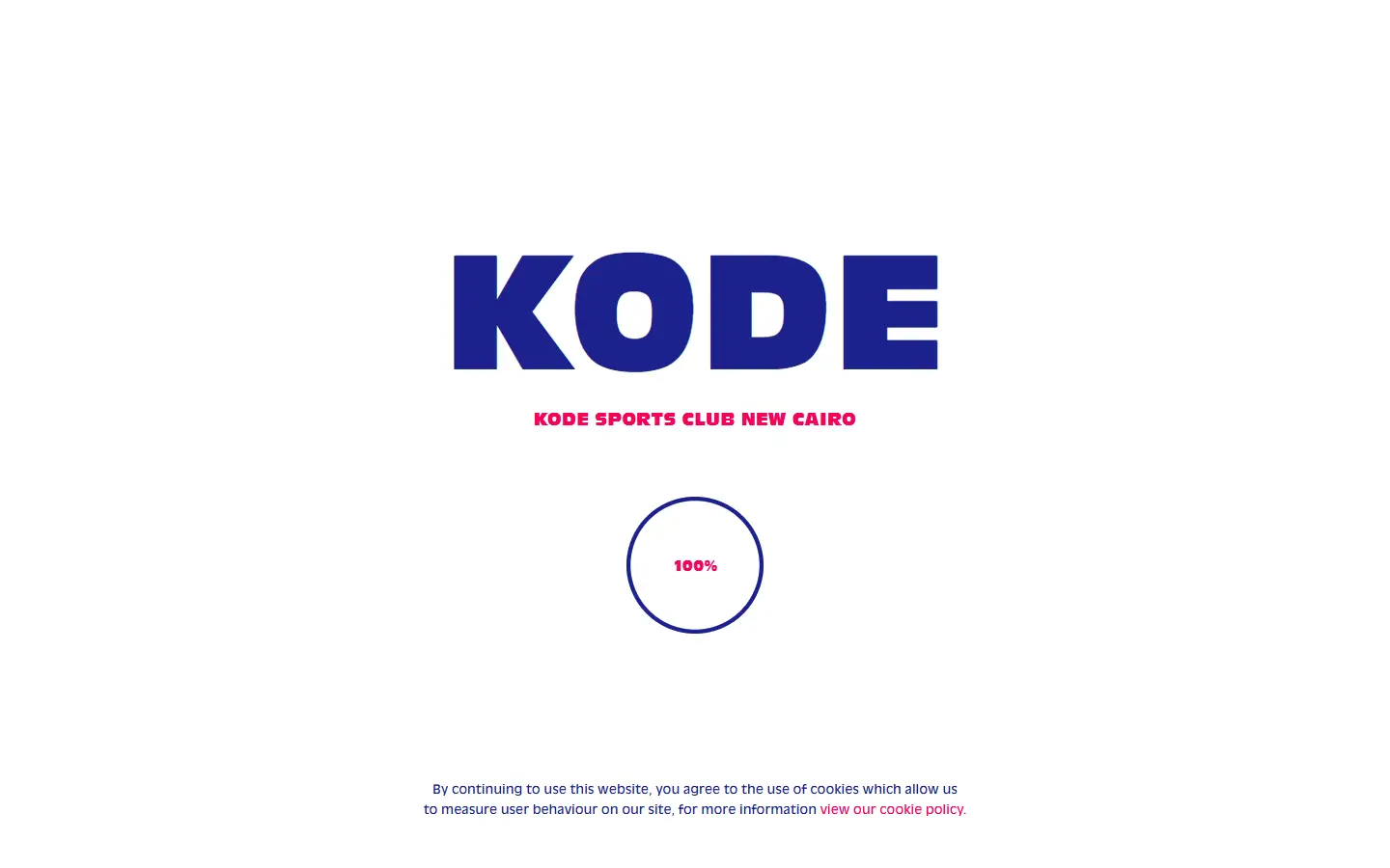 Kode Sports Club homepage