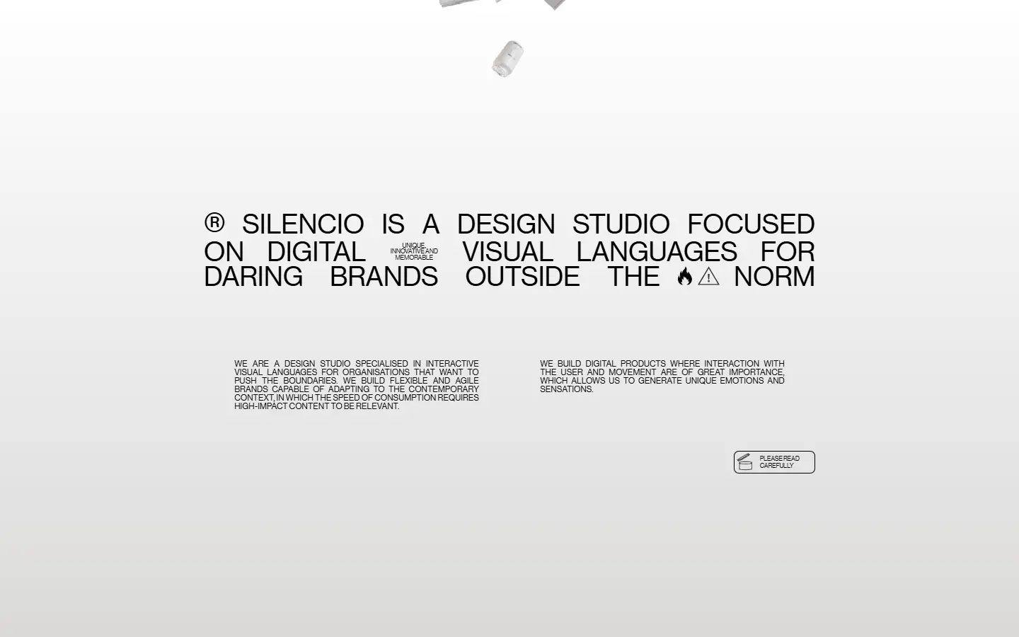 SILENCIO - DIGITAL PRODUCTS homepage