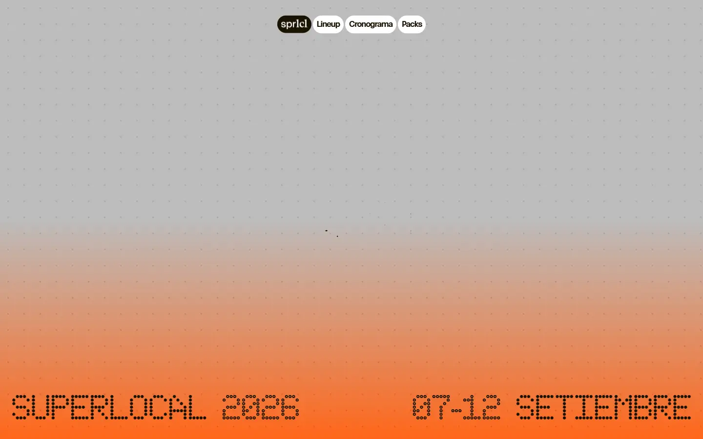 Superlocal Design Festival 25 homepage